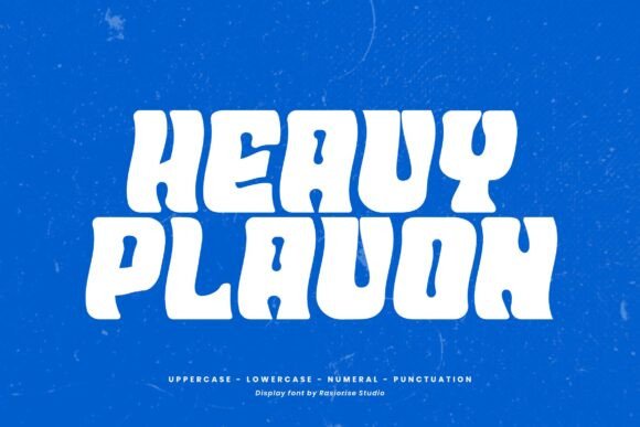 Heavy Plavon: A Bold Sans Serif Display Font for Editorial Impact