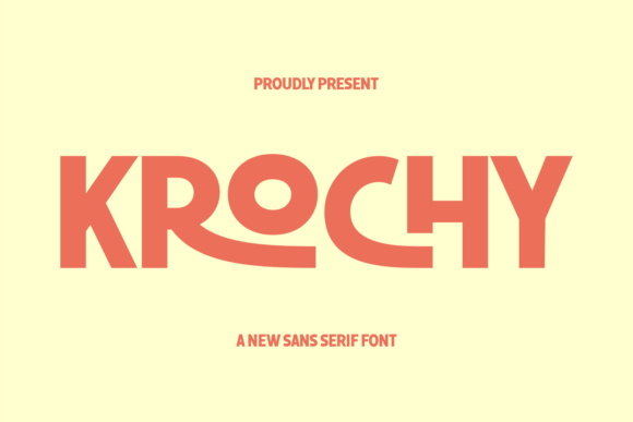 Krochy: A Bold, Retro Sans Serif for Editorial Impact
