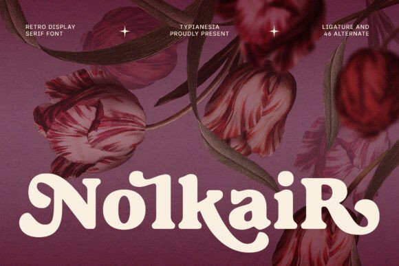 Nolkair: A Bold Retro Serif Font for Editorial Impact